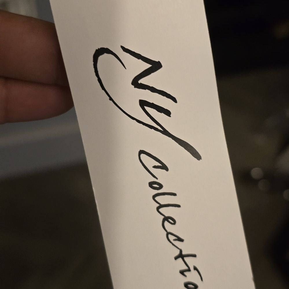 NY Collection sweater/poncho white with black sequins fringe women's size L US